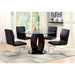 LODIA I Black/Silver Side Chair - Dimensional Outlet Furniture (Oakland, CA)