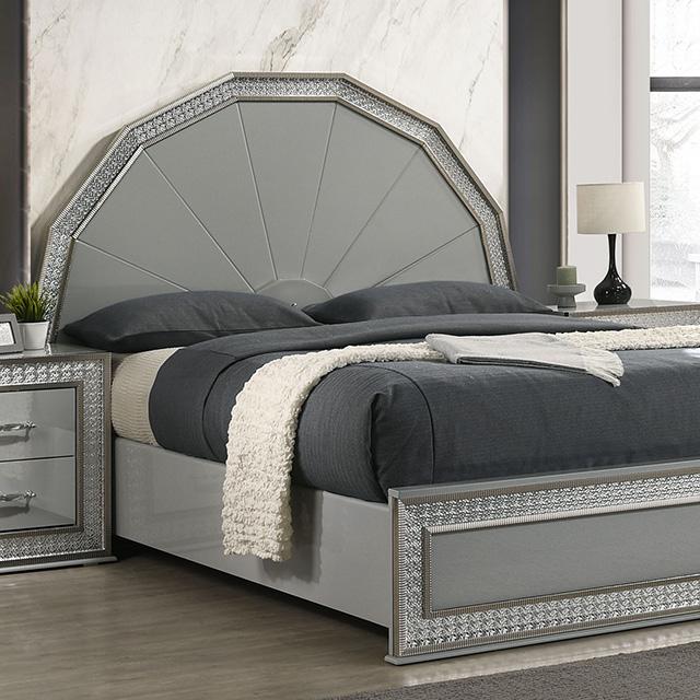 Cassiopeia Queen Bedroom Set Squre & Circular - Dimensional Outlet Furniture (Oakland, CA)