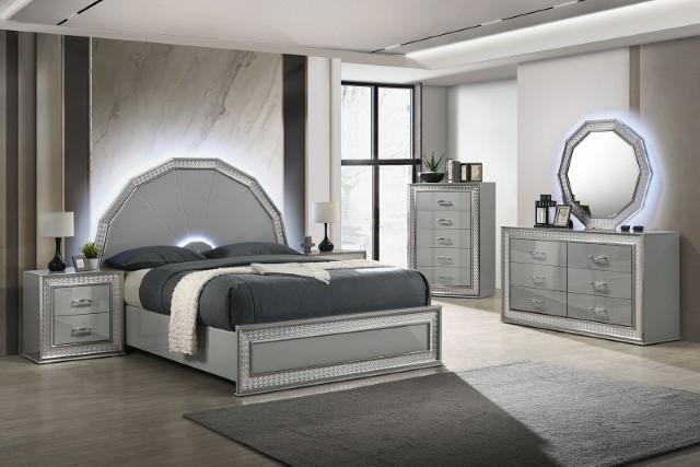 Cassiopeia Queen Bedroom Set Squre & Circular - Dimensional Outlet Furniture (Oakland, CA)