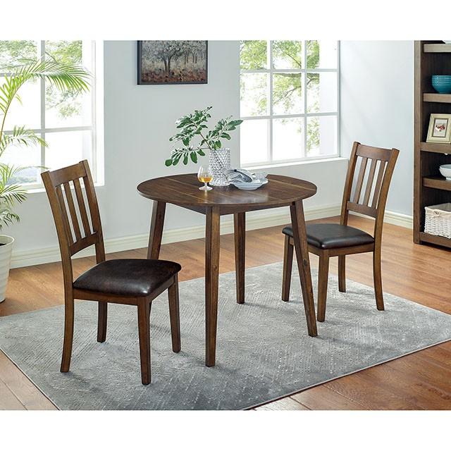 Blackwood 3 Pc. Round Table Set - Dimensional Outlet Furniture (Oakland, CA)