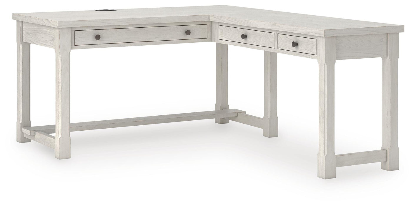 Robbinsdale L-Shaped Home Office Desk - Dimensional Outlet Furniture (Oakland, CA)