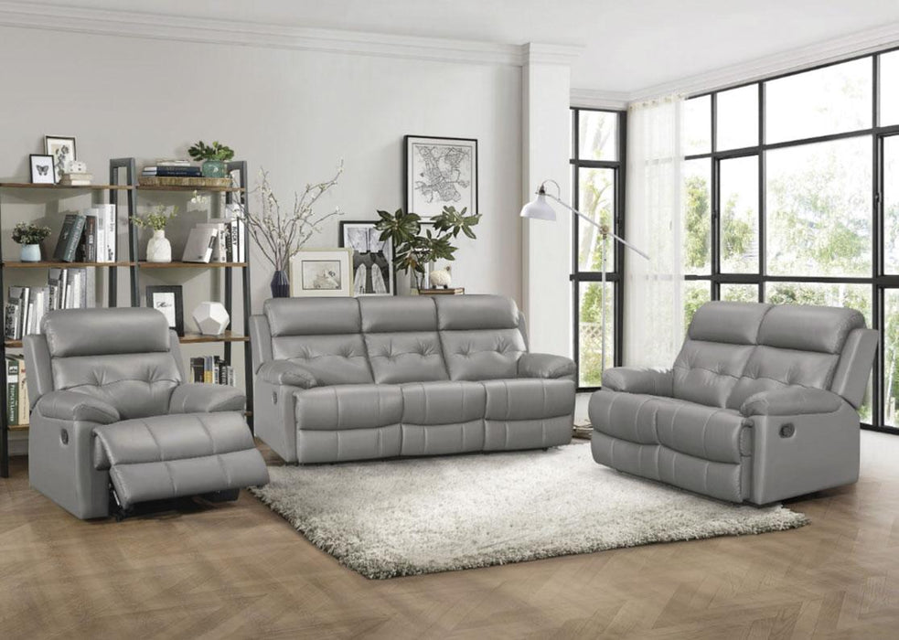 Lambent Double Reclining Sofa in Gray