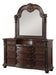 Cavalier Mirror in Dark Cherry 1757-6 - Dimensional Outlet Furniture (Oakland, CA)