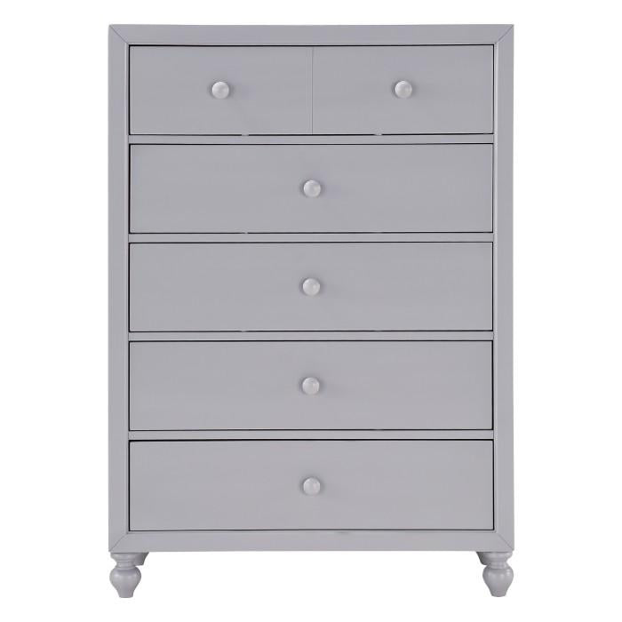 Wellsummer 5 Drawer Chest in Gray 1803GY-9 image