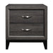 Davi Nightstand in Gray 1645-4 - Dimensional Outlet Furniture (Oakland, CA)