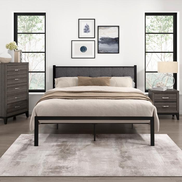 Samuel Queen Platform Bed