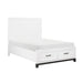 1450WHF-1-Youth (3) Full Platform Bed with Footboard Storage - Dimensional Outlet Furniture (Oakland, CA)