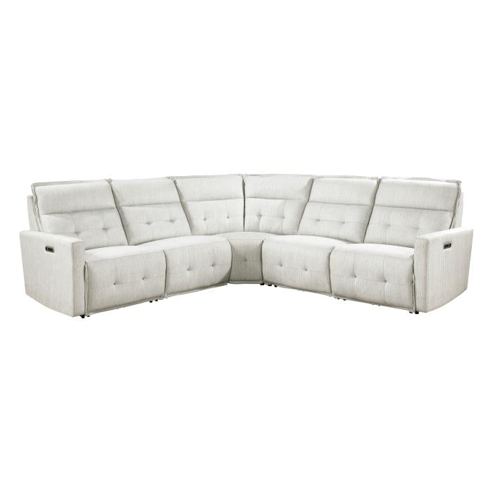 9444HMP5SCPWH - (5)5-Piece Modular Power Reclining Sectional with Power Headrests image