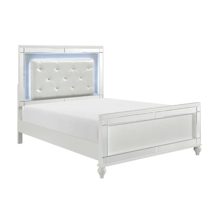 Alonza (3)Eastern King Bed, LED Lighting