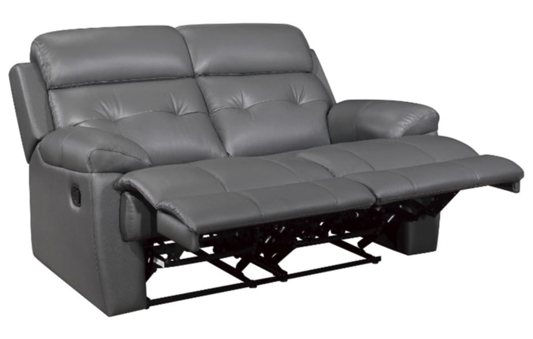 Lambent Double Reclining Loveseat in Dark Gray