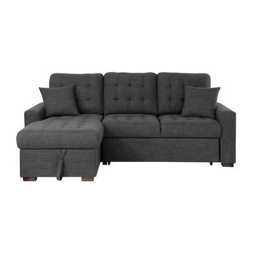 9916DG2LCRL - (2)2-Piece Sectional with Pull-out Bed and Left Chaise with Hidden Storage image