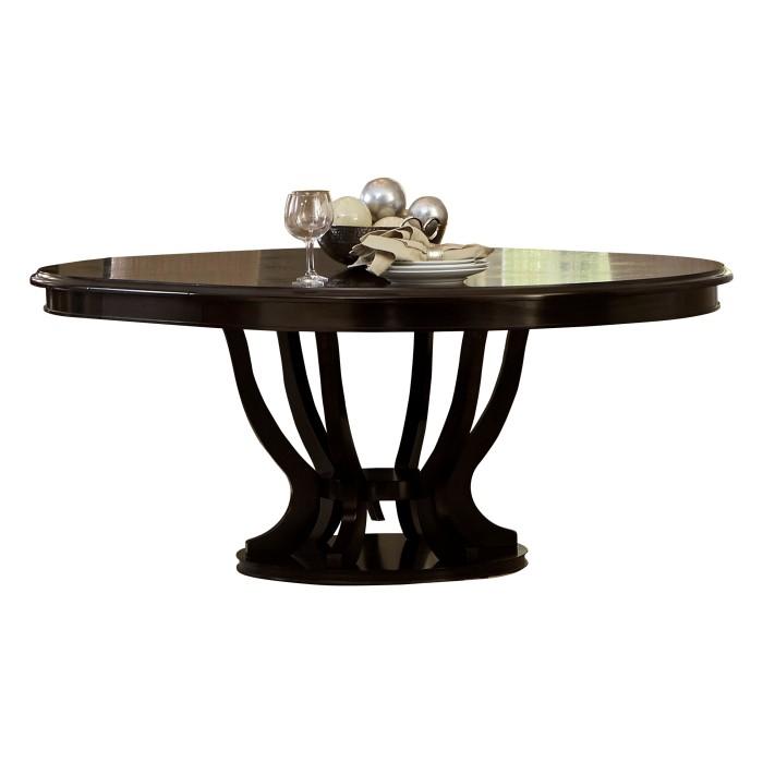Savion Round/Oval Dining Table in Espresso 5494-76 - Dimensional Outlet Furniture (Oakland, CA)
