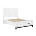 1450WHF-1-Youth (3) Full Platform Bed with Footboard Storage - Dimensional Outlet Furniture (Oakland, CA)