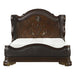 Royal Highlands Queen Upholstered Panel Bed in Rich Cherry 1603-1 - Dimensional Outlet Furniture (Oakland, CA)