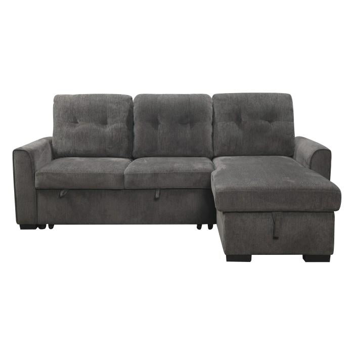 9402DGYSC - (2)2-Piece Reversible Sectional with Pull-out Bed and Hidden Storage image