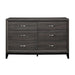 Davi Dresser in Gray 1645-5 - Dimensional Outlet Furniture (Oakland, CA)
