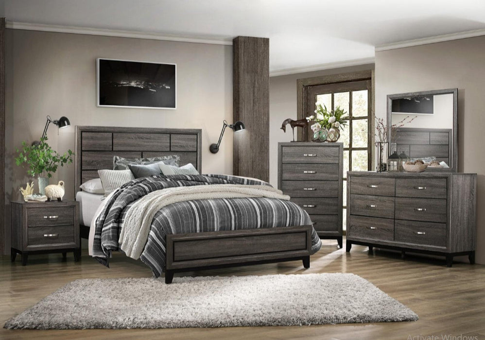 Davi Dresser in Gray 1645-5 - Dimensional Outlet Furniture (Oakland, CA)