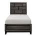 Davi Twin Panel Bed in Gray 1645T-1 - Dimensional Outlet Furniture (Oakland, CA)