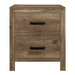 Mandan 2 Drawer Nightstand in Weathered Pine 1910-4 - Dimensional Outlet Furniture (Oakland, CA)