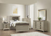 Youth Loudon Twin Platform Bed in Champagne Metallic B1515T-1 - Dimensional Outlet Furniture (Oakland, CA)