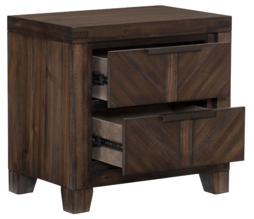 Parnell Nightstand in Rustic Cherry 1648-4