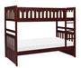 Rowe Twin/Twin Bunk Bed in Dark Cherry B2013DC-1 - Dimensional Outlet Furniture (Oakland, CA)