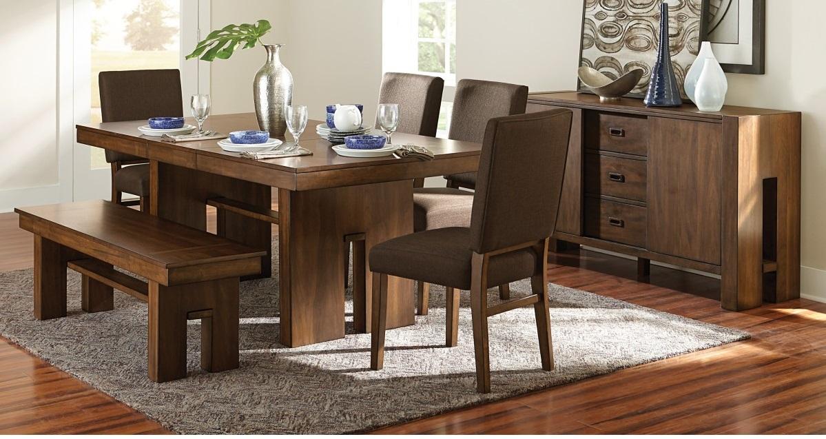 Sedley Dining Table in Walnut 5415RF-78 - Dimensional Outlet Furniture (Oakland, CA)