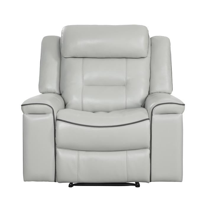 Darwan Lay Flat Recliner in Light Gray image