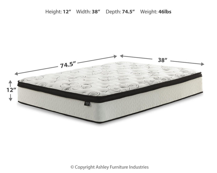 Chime 12 Inch Hybrid Mattress in a Box - Dimensional Outlet Furniture (Oakland, CA)
