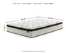 Chime 12 Inch Hybrid Mattress in a Box - Dimensional Outlet Furniture (Oakland, CA)