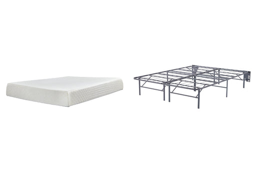 10 Inch Chime Memory Foam Mattress Set - Dimensional Outlet Furniture (Oakland, CA)