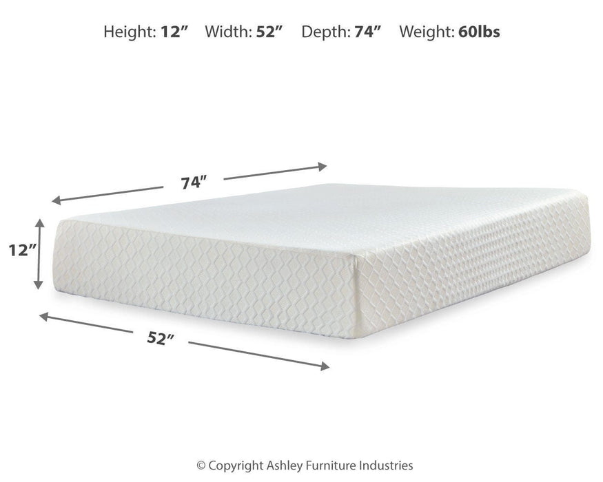 Chime 12 Inch Memory Foam Mattress in a Box - Dimensional Outlet Furniture (Oakland, CA)