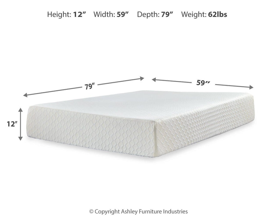 Chime 12 Inch Memory Foam Mattress in a Box - Dimensional Outlet Furniture (Oakland, CA)