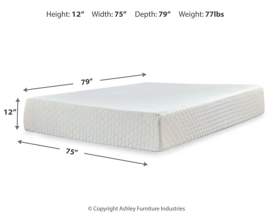 Chime 12 Inch Memory Foam Mattress in a Box - Dimensional Outlet Furniture (Oakland, CA)