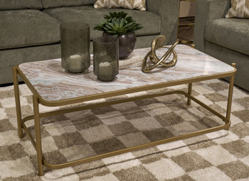 Manor Stone Coffee Table - Dimensional Outlet Furniture (Oakland, CA)
