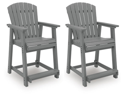 Sanctuary Beach Outdoor Counter Height Bar Stool (Set of 2) - Dimensional Outlet Furniture (Oakland, CA)