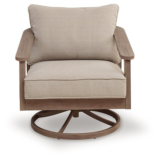 Harmony Headlands Outdoor Swivel Lounge with Cushion - Dimensional Outlet Furniture (Oakland, CA)