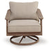 Harmony Headlands Outdoor Swivel Lounge with Cushion - Dimensional Outlet Furniture (Oakland, CA)
