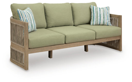 Serena Shores Outdoor Sofa with Cushion - Dimensional Outlet Furniture (Oakland, CA)