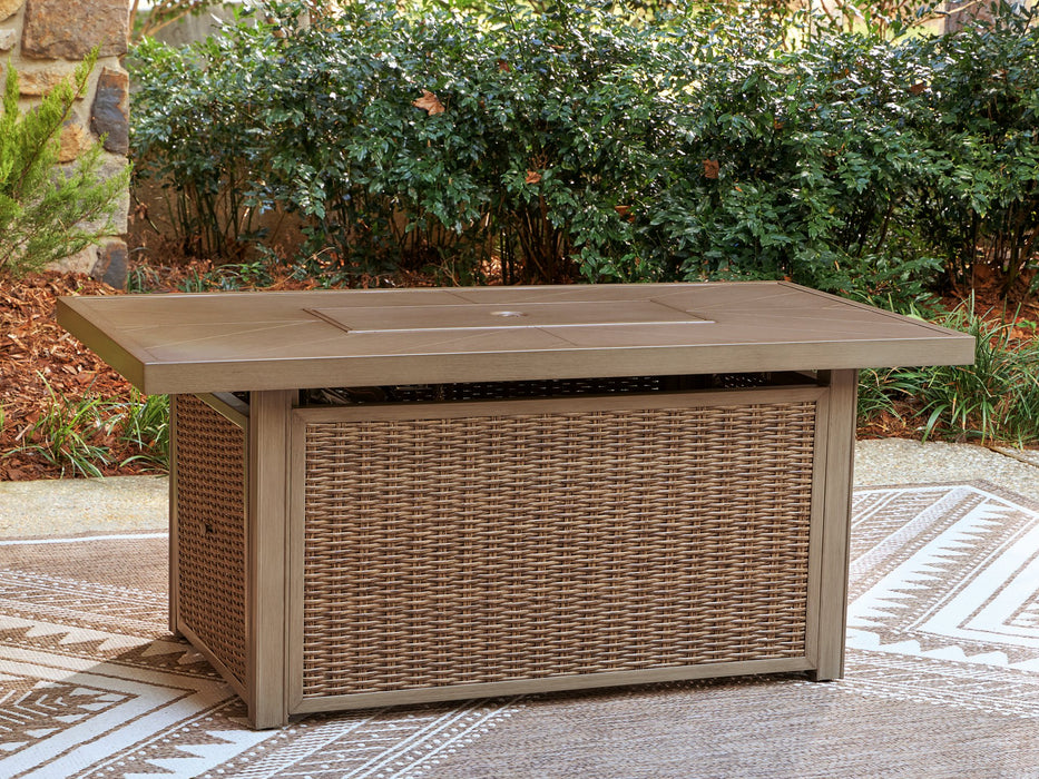 Laguna Heights Outdoor Fire Pit Table - Dimensional Outlet Furniture (Oakland, CA)