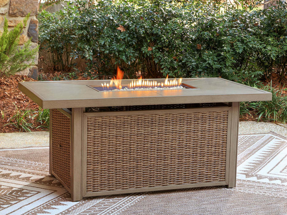 Laguna Heights Outdoor Fire Pit Table - Dimensional Outlet Furniture (Oakland, CA)