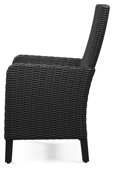 Beachcroft Outdoor Arm Chair with Cushion (Set of 2) - Dimensional Outlet Furniture (Oakland, CA)