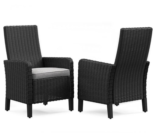 Beachcroft Outdoor Arm Chair with Cushion (Set of 2) - Dimensional Outlet Furniture (Oakland, CA)