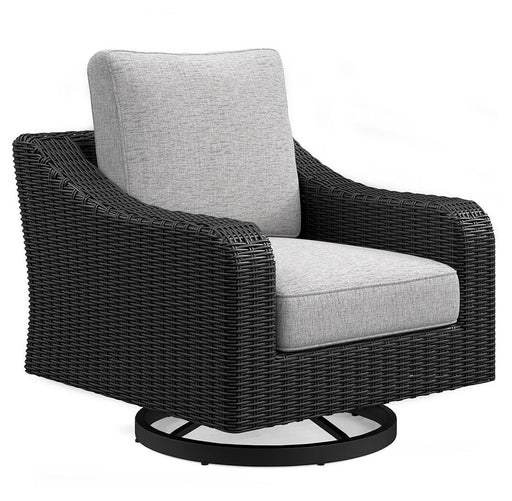 Beachcroft Outdoor Swivel Lounge with Cushion - Dimensional Outlet Furniture (Oakland, CA)