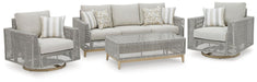 Seton Creek Outdoor Upholstery Set - Dimensional Outlet Furniture (Oakland, CA)
