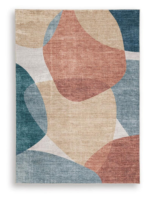 Chanleigh Washable 5' x 7' Area Rug - Dimensional Outlet Furniture (Oakland, CA)