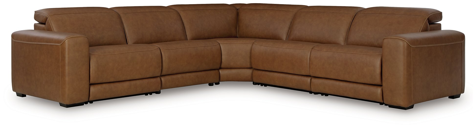 Magic Man 5-Piece Power Reclining Sectional - Dimensional Outlet Furniture (Oakland, CA)