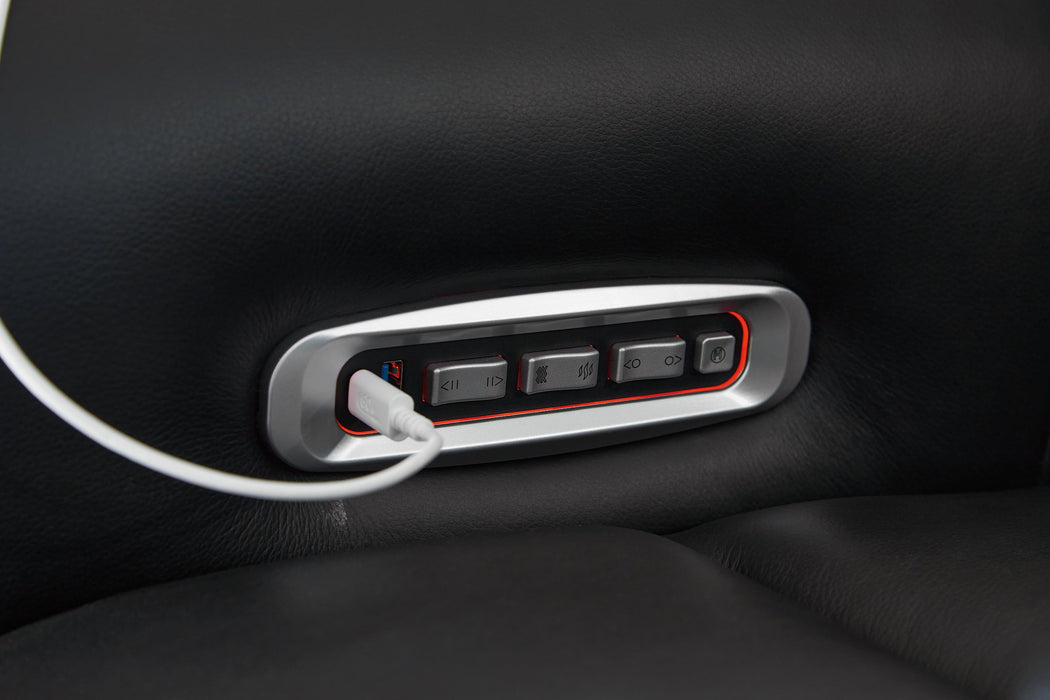 5Z-Comfort Power Reclining Loveseat with Console - Dimensional Outlet Furniture (Oakland, CA)
