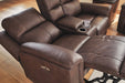 Bleckley Power Reclining Loveseat with Console - Dimensional Outlet Furniture (Oakland, CA)