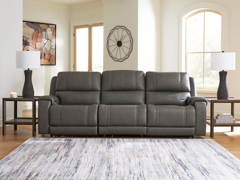 5Z - Pittson Power Sectional Reclining Sofa - Dimensional Outlet Furniture (Oakland, CA)